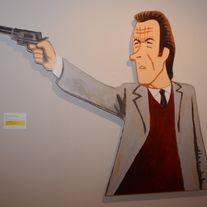 ダーティハリーに寅さん…映画イラストレーター・宮崎祐治の作品群
