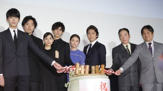 松坂桃李、木村文乃、芳根京子ら『居眠り磐音』初日に喜び!