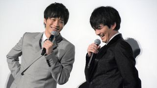 田中圭&林遣都のキュートな笑顔!『劇場版おっさんずラブ ~LOVE or DEAD~』大ヒット御礼舞台あいさつ