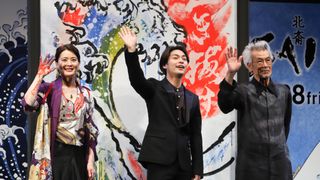 柳楽優弥・田中泯出席『HOKUSAI』公開記念トークイベント