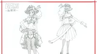 これが麦わらの一味の戦闘服!『ONE PIECE FILM RED』尾田栄一郎描き下ろし設定画
