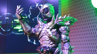 「仮面ライダーBLACK SUN」等身大シャドームーン降臨!「NARIKIRI WORLD」プレス内覧会