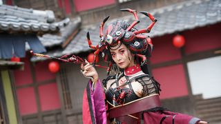 最強の敵オイランダは元宝塚・陽月華！Vシネ『忍風戦隊ハリケンジャー20th』場面写真