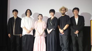 唐田えりか、白石優愛、渡部龍平ら『無情の世界』公開記念舞台あいさつ