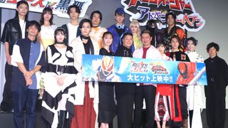 『仮面ライダーギーツ 4人のエースと黒狐』『王様戦隊キングオージャー アドベンチャー・ヘブン』初日舞台あいさつ