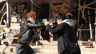 岸優太×瑠東東一郎監督『Gメン』メイキング写真