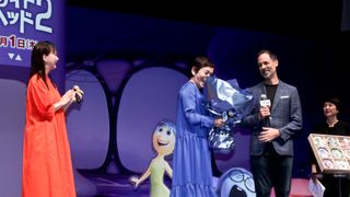 大竹しのぶ＆多部未華子『インサイド・ヘッド2』来日イベントでピクサー重鎮と対面