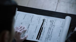 「光る君へ」道長の「御堂関白記」執筆シーン