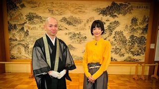 「光る君へ」見上愛、彰子ゆかりの比叡山延暦寺で「金銀鍍宝相華文経箱」と対面