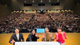 柄本佑＆渡邊圭祐、藤原父子「光る君へ」宇治トークショーに1000人の観客