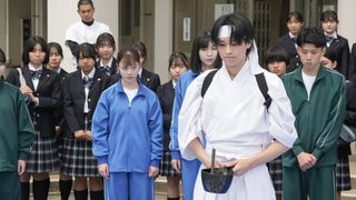 ジャージ姿の結(橋本環奈)が風見(松本怜生)を見つめて…朝ドラ「おむすび」第8回