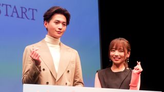 八木勇征&齊藤京子、役衣装&メイクで登壇!「あやしいパートナー」トークイベント