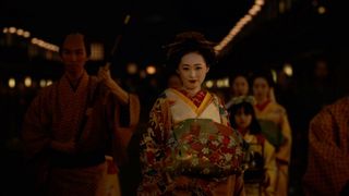 誰袖（福原遥）の美しすぎる花魁道中「べらぼう」第18回場面写真