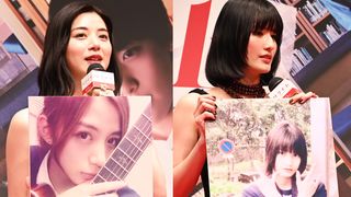 池田エライザ&橋本愛、学生時代の秘蔵写真披露『リライト』完成披露で美の競演!