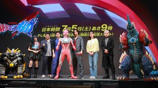 「ウルトラマンオメガ」メテオカイジュウ2体がお披露目!プレミア発表会にキャスト集結