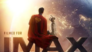 宇宙で愛犬と…『スーパーマン』ラージフォーマット版ポスタービジュアル