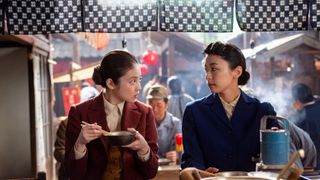 社内では猫を被っている琴子(鳴海唯)、のぶ(今田美桜)と目を合わせて…「あんぱん」第14週「幸福よ、どこにいる」第68回