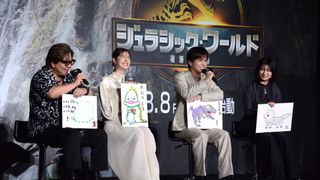 岩田剛典、5分で描いた恐竜の絵が上手すぎ！映画『ジュラシック・ワールド／復活の大地』新章始動イベント