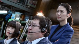 「放送局占拠」妖・唐傘小僧が面を取る！第4話場面写真（ネタバレあり）