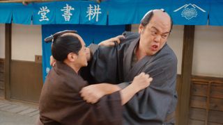 「べらぼう」ぶっ飛んだ北斎（くっきー！）場面写真