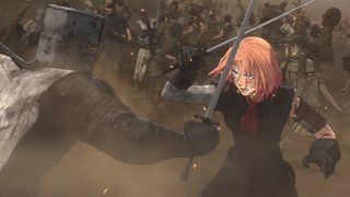 映画『果てしなきスカーレット』新場面カット＆ジン・キムのスケッチ画