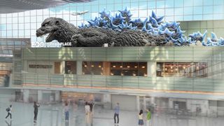 羽田空港「ゴジラモニュメント」完成イメージパース図