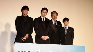 黒の美！舘ひろし、眞栄田郷敦、尾上眞秀ら『港のひかり』初日舞台挨拶