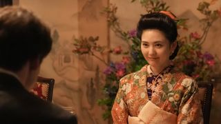 嬉しそうなリヨ（北香那）…朝ドラ「ばけばけ」第9週「スキップ、ト、ウグイス。」第42回