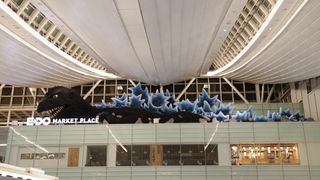 全長約40メートル！羽田空港に世界最大の巨大ゴジラモニュメント完成