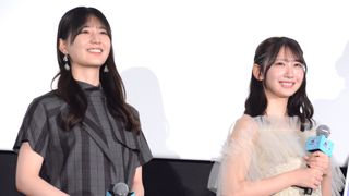 日向坂46・小坂菜緒＆藤嶌果歩、劇場版『転スラ』公開記念舞台挨拶に登壇！