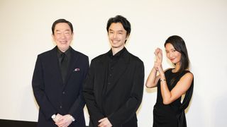 長谷川博己、黒スーツで登壇！菜々緒、坂東彌十郎らと「眠狂四郎」試写会