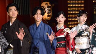 永瀬廉＆吉川愛が和装で登場！映画『鬼の花嫁』大ヒット祈願イベント