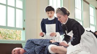 【画像9枚】朝ドラ「風、薫る」園部（野添義弘）の容体は…第33回場面写真