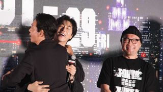 水上恒司＆ユンホ（東方神起）、サプライズゲストとハグ！『TOKYO BURST-犯罪都市-』公開直前イベント