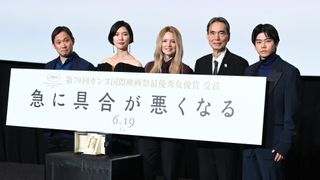 岡本多緒、思わず涙…ヴィルジニー・エフィラ・長塚京三・黒崎煌代・濱口竜介監督『急に具合が悪くなる』ジャパンプレミア