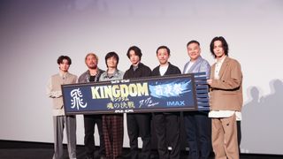 山崎賢人、岡山天音、濱津隆之ら飛信隊メンバー集結！『キングダム　魂の決戦』前夜祭イベント
