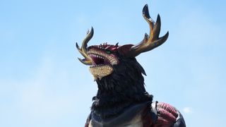 巨大な角獣・炎角が目覚める！「角醒ハンター オメガホーン」第1話場面写真