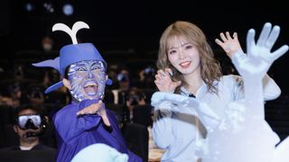キンタロー。がクジラに呑み込まれた男をメイクで表現