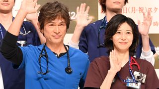 江口洋介＆松嶋菜々子登壇！「救命病棟24時」制作発表会見の様子