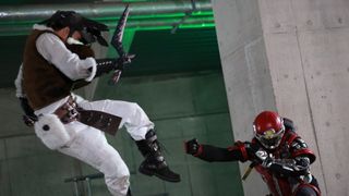 シャウトが大佐＆アギを助ける！「角醒ハンター オメガホーン」第13話場面カット