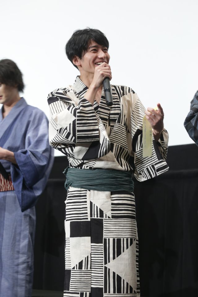 仮面ライダー俳優たちが浴衣でずらり！『GOZEN－純恋の剣－』公開記念舞台あいさつ：フォトギャラリー