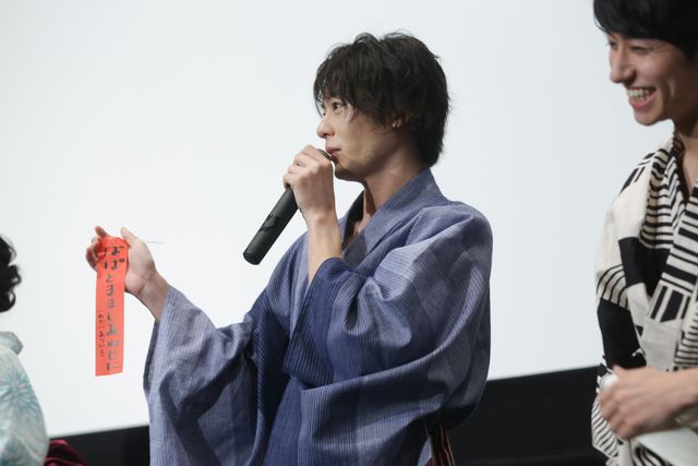 仮面ライダー俳優たちが浴衣でずらり！『GOZEN－純恋の剣－』公開記念舞台あいさつ（2枚目）