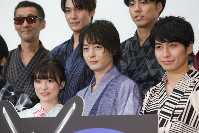 仮面ライダー俳優たちが浴衣でずらり！『GOZEN－純恋の剣－』公開記念舞台あいさつ（13枚目）