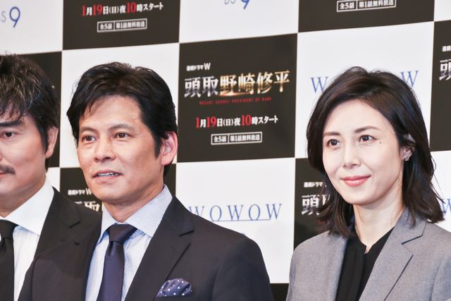 織田裕二、松嶋菜々子、風間俊介ら「やり直したいこと」トーク！「連続ドラマW　頭取　野崎修平」完成披露（3枚目）