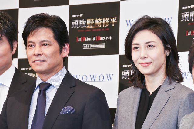 織田裕二、松嶋菜々子、風間俊介ら「やり直したいこと」トーク！「連続ドラマW　頭取　野崎修平」完成披露（9枚目）