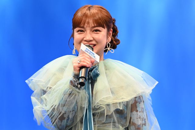 平愛梨、キュートなドレスでアルコ＆ピースと登場！『映画ドラえもん　新・のび太の海底鬼岩城』完成披露（11枚目）