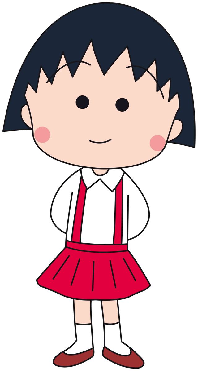 TARAKOさんが声を担当する「ちびまる子ちゃん」アニメイラスト