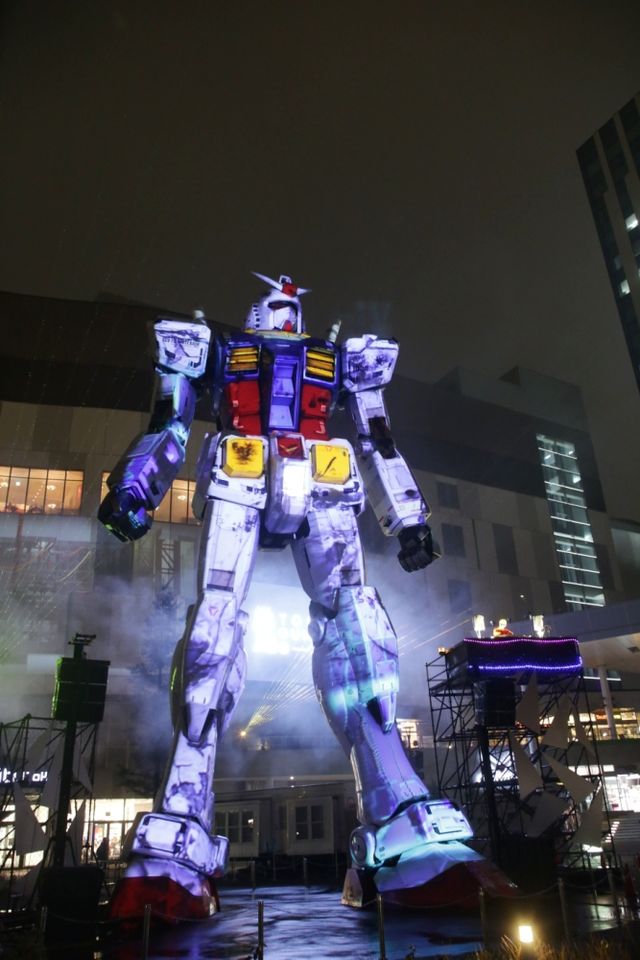 実物大ガンダムでプロジェクションマッピング！フォトギャラリー（3枚目）