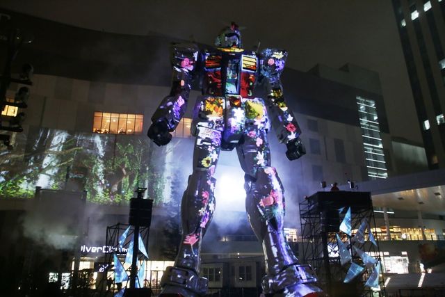 実物大ガンダムでプロジェクションマッピング！フォトギャラリー（7枚目）