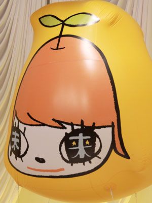 嵐と過ごす24時間！-写真は大野智と現代アーティストの奈良美智さんのコラボキャラクター